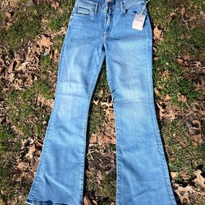 MOTHER Light Blue Flare Jeans